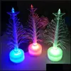 Itens de novidade decoração de casa jardim luminoso natal ornamento plástico LED iluminada árvore de Natal para suprimentos de decoração brilhando no escuro 1 6