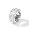 Hip Hop Bague En Argent Sterling 925 Or Rempli Pave Mirco Diamant T Cz Bague De Fiançailles De Mariage Anneaux pour Femmes Hommes Cadeaux