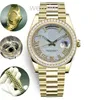 Classic Roman Diamond Men Watches 41mm Mechanical Automatic Stainless Steel Presidential Perpetual Calendar Wrist Watch