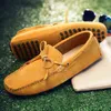 HBP Dres Sko Mode Män Sko Läder Sommar Casual Klassisk Loafer Elegant Brief på Flat Plu Man Driving 220723