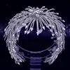 Super Big Gairbands Bridal Crowns Tiaras Churedieces волосы палочки рождения вечеринка головной уборной корона аксессуары свадебные драгоценности невесты ювелиристы