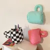 Ins Cute PP Cotton Filling Cloth Pen Container Chubby Desktop Storage Decoration Stationery Girl Room Dresser Counter Home Decor 220811