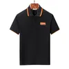 Mens Stylist Polo Shirts Luxury Italy Men kläder Kort ärm mode casual Men's Summer T-shirt Många färger är tillgängligt