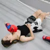 Erkek Şort Muay Thai Kadın Çocuk Kız Bow Ribons Boksör Boksör Yarışma Maddeleri Dövüş Sanatları Dövüşü Kickboks Pantolonmenler
