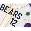 Glamit Bad News Bears Baesball Movie Jersey Button Down White 100% сшитые на заказ майки бейсбола любое название номер винтажный оптом