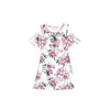 Pudcoco Family Dopasowanie strojów Summer Mother Daughter Women Kids Girl Beach Dress Helen115 W220318280G9810156