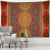 Tapisserier Mandala mattan mönster tapestry vägg hängande boho estetiskt rum tapiz hippie konst dekor bakgrund fabrictapesties