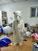 Costume de mascotte d'ours polaire d'Halloween, personnage de thème animé de dessin animé de qualité supérieure, taille adulte, carnaval de Noël, fête d'anniversaire, tenue fantaisie