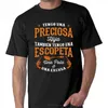 Tengo una preciosa hija tambien escopeta pala excusa tshirts manliga märke teeshirt män sommar bomull t shirt 220526