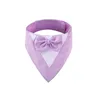 Triangle pour animaux de compagnie Bibs écharpes ajusté Collier Gentleman Bow Tie Suit Novelty Bandanas Dog Apparel Supply