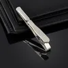 Eenvoudige stropdas zakelijke pakken shirt stropdas tie bar gespen zilveren mode sieraden voor heren will en sandy drop ship b0726G02