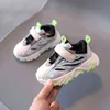 Mode barn skor småbarn pojkar flickor skor 2021 vår barn sportskor för baby pojkar flickor mesh lägenheter barn sneakers mjuk g220527