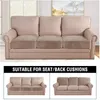 Aksamitna poduszka sofa Cousa do salonu zwierzęta domowe dzieci solidne elastyczne kanapy fotelik Fubiture Protector 220615