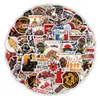 50PCS waterproof Skateboard Stickers firefighter For Car Baby Scrapbooking Pencil Case Diary Phone Laptop Planner Decoration Book Album Kids Toys DIY Decals