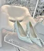 Wholesale Fashion Designer Sacora Sandals Shoes Pearls White Leather Women's Evening Bridal High Heels Designer Lady Pumps Party Wedding
