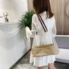 Evening Bags Brand Colorblock Woven Clear Jelly Large Capacity Pvc Women Shoulder Shopping Bag Vacation Transparent Beach Handbag 210A