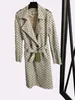 Trench da donna Designer New Women Fashion Coat Elegante Confortevole donna Ampio risvolto Tempo libero Colore semplice Lungo Autunno Inverno Giacca a vento XDRA