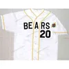 XFLSPカスタムBAD NEWS BEARS野球ジャージ任意の数字＃3ケリーリーク＃7ミゲルアジラ＃11アマンダWhurlitzer＃12 Tanner Boyle Movie Jersey