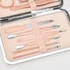 Callus Shavers small 10-piece nail clipper set pink cute and convenient 1set