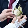 Dekoracyjne kwiaty wieńce na nadgarstek korzystacze i druhny groom impreza weselna definicja dekorativeCorative