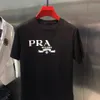 PR Designer Męska koszulka Klasyczna literowa druk okrągła szyja Bluza Krótkie rękaw