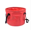Caminhadas portáteis dobráveis balde pequeno suprimentos para lavagem de carro equipamento de hidratação acampamento ao ar livre pesca engrossado disjuntor de água conveniente e prático