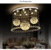 Oval Ceiling Chandelier Pendant Lamps Luxury Crystal Light For Living Room Kitchen Modern LED Creative Design Lamps Interior Lighting