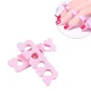 Separatori per dita Nail Art Schiuma morbida Spugna Separatore Strumenti per le dita Cura dei piedi Manicure Pedicure Salon