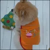 犬のアパレルはペットホームガーデンパピーサマーベスト新しい誕生日Tシャツ服息子娘小さな猫2色ドロップ配達2021 P6K