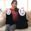 40cm 60cm Funny Spirited Away Faceless Man No Face Plush Toys No Face Ghost Kaonashi Stuffed Pillow Creative Gift for Girls Kids LA340