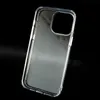 Coque transparente antichoc pour iPhone, compatible modèles 14, 13, 12, 11 Pro Max, XS, XR, coque arrière transparente en acrylique