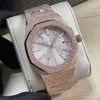 Skinande män titta på automatisk mekanisk designer klockor 41 mm safir lysande affärs armbandsur Montre de luxe