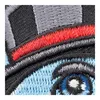 Nozioni cucite pupazzo di pupazzo di cartone animato con cappelli da ricamo per abbigliamento per bambini camicie ferro su patch