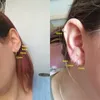 Hoop & Huggie Sterling Silver Earrings For Women Simple Ear Bone Small Mini Buckle Round Circle HoopsHoop