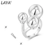 LAYA Ball Band Anelli per le donne Reale 925 Anello in argento sterling Naturale Creativo Designer di alta qualità Bijoux Gioielleria raffinata 2022 Trend3615814