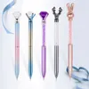 Diamond Elk/Rabbit Ballpoint Pen Bullet Type 1.0 Fashion Pens Office Stationery Creative Advertising Gradient colorful pens