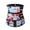 Premium taille formateur néoprène tissu Rose imprimé Sauna ceintures de sueur Corset Cincher corset corps Shaper minceur Shapewear26511602900