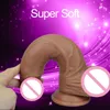 Skin feeling Realistic Dildo soft dildos anal Huge Big Penis With Suction Cup sexy Toys for Woman Strapon Female ass Masturbation