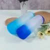 Sublimatie rechte glazen tuimelaar met kleurrijke deksels