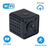 Petit carré HDQ9 Mini caméra enregistreur vidéo Portable batterie intégrée caméra DV WiFi moniteur de Surveillance à distance à domicile nounou Cam