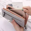 Luxary Women Wallets Card Holder Fashion Lady Handbags Money Woman Clutch Long Zipper Burse Bags Bag J220809