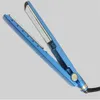 Stock 100pcs Na-no 1 1 4 Talerze Tytan Hair Retrener Irons Liss Flat Iron Us/Eu Plug DHL za darmo
