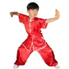 Erkek Eşofman Tai Chi Üniforma Pamuk Ipek Kalite Wushu Kung Fu Giyim Çocuk Yetişkinler Dövüş Sanatları Kanat Chun Suit Nakış Casual Giyim