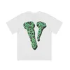 Trendy vloness star Rodman co branded large V short sleeve T-shirt for men and women high street loose half sleeve