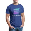 Men's T-Shirts Men Solana SOL Print Anime Casual Coin Classic Promo Tshirt