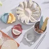 DIY -пельмени производитель инструмент пшеница соломы Jiaozi пироги плесени плесень зажигания запекание плесени