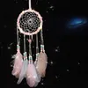 16 Styles Dream Casher Festival Gift Half Circle Moon Design Crafts Dreamcatcher Feather Hanging Star Home Wall Decoration Ornament C0715x52