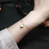 Связанные браслеты минималистская из нержавеющая сталь кулон -браслет
