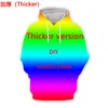 Tessffel custom made DIY customize Unisex Casual Tracksuit Harajuku 3DfullPrint Zipper Hoodies Sweatshirt Jacket Mens Womens 220706