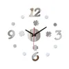 Relógios de parede 3d acrílico relógio de quartzo promoção diy digital engraçado presente artesanato produtos sala de estar Whole313A5167286